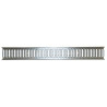 Grille passerelle 1 m, largeur 128, en acier galvanisé A15