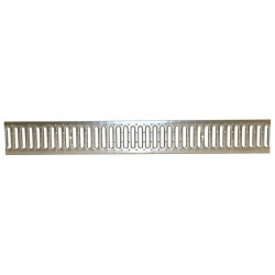 Grille passerelle 1 m, largeur 128, en acier galvanisé A15
