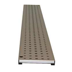Grille inox 999x128x1.5 carré 316 aspect brut