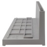Grille a fente PP gris clair