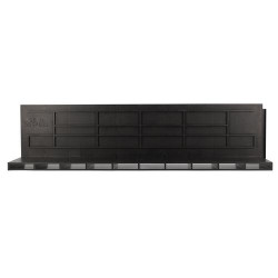 Grille a fente PP noir a15