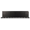 Grille a fente PP noir a15