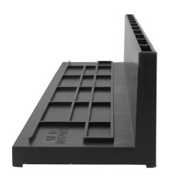 Grille a fente PP noir a15