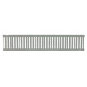 Grille inox, design passerelle, largeur intérieure 160, L. 1 m, A15