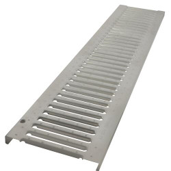 Grille inox, design passerelle, largeur intérieure 160, L. 1 m, A15
