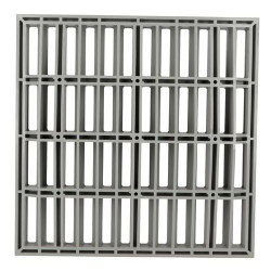 Grille renforce.PVC 40x40 marq.nicoll