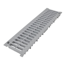 Grille pour caniveaux CONNECTO®, classe A15, largeur intérieure 100, gris clair
