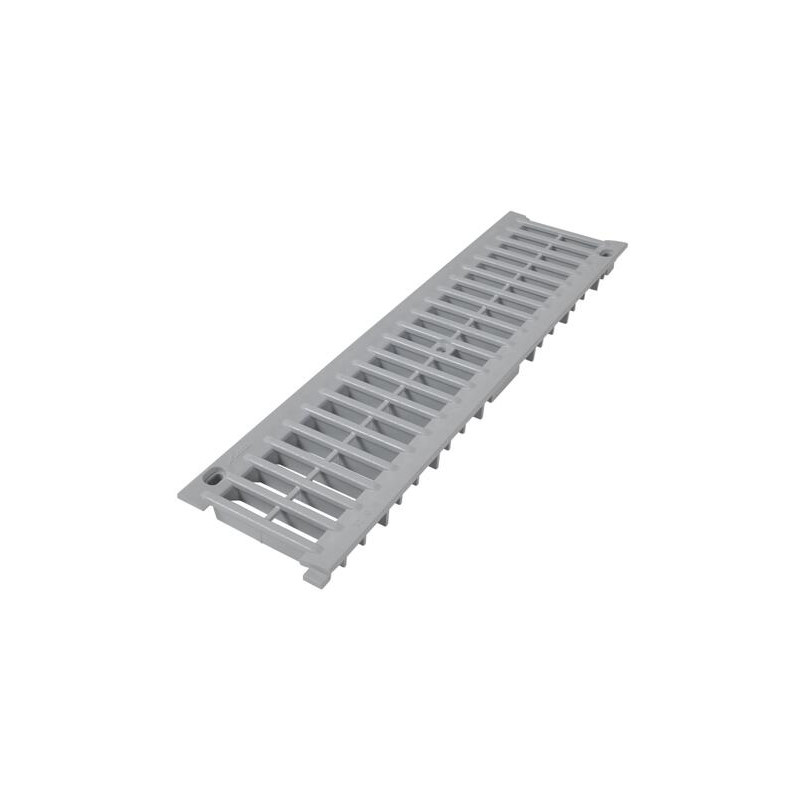 Grille pour caniveaux CONNECTO®, classe A15, largeur intérieure 100, gris clair
