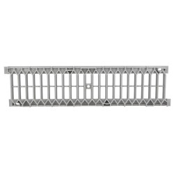 Grille pour caniveaux CONNECTO®, classe A15, largeur intérieure 100, gris clair