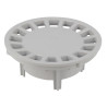 Grille siphon cour 15x15 s40/50/63 gf