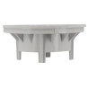 Grille siphon cour 15x15 s40/50/63 gf