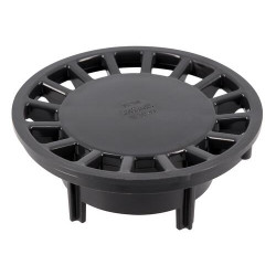 Grille siphon cour 15x15 s40/50/63 gris clair