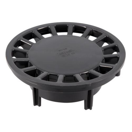 Grille siphon cour 15x15 s40/50/63 gris clair