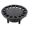 Grille siphon cour 15x15 s40/50/63 gris clair