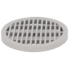Grille Ø87 mm grise