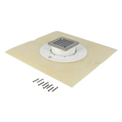 Kit grille siphon pmr faible hauteur