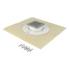 Kit grille siphon pmr faible hauteur