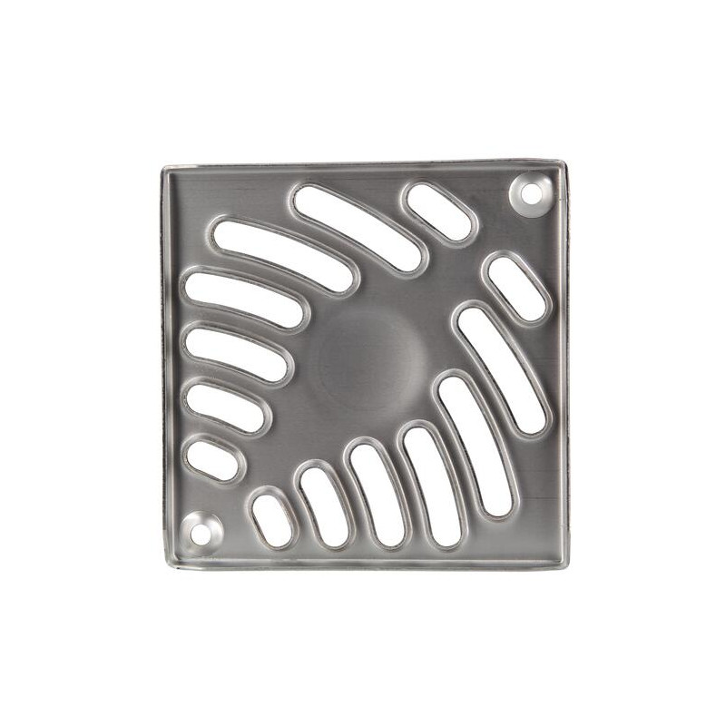 Grille inox mat 316l2b trou de fixation 10x10