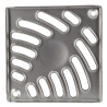 Grille inox mat 316l2b trou de fixation 10x10
