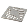 Grille inox mat 316l2b trou de fixation 10x10