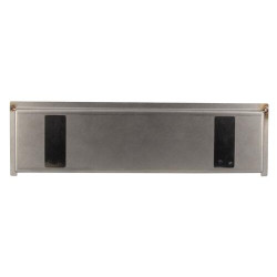 Grille pour caniveau de douche mural DOCIA® Systèmes, à carreler avec cadre inox