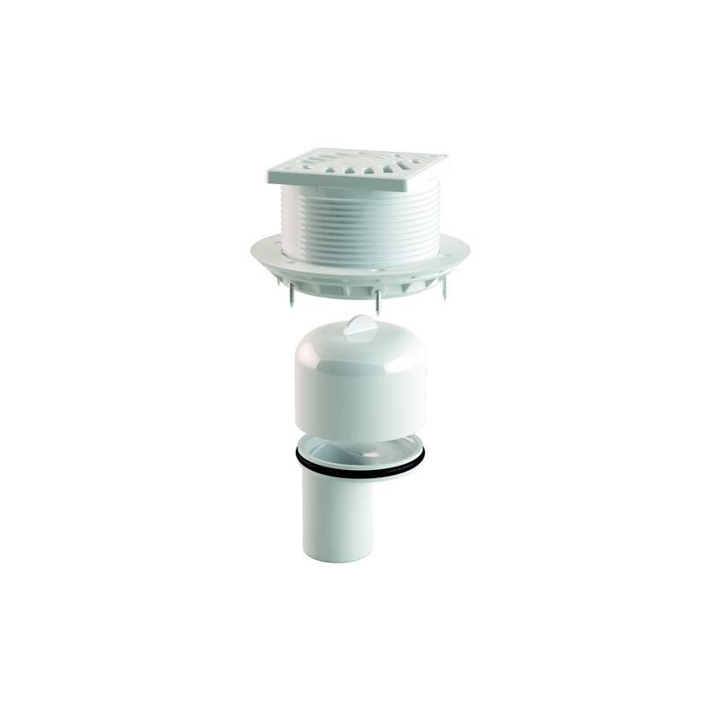 Kit grille pour siphon pmr revt. carrelage