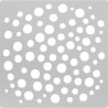 Grille inox pour siphon design bulle 10x10