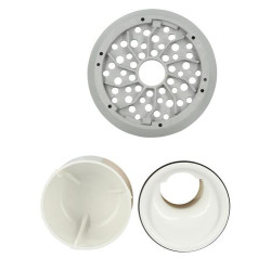 Kit grille siphon pmr rev carrelage aluminium