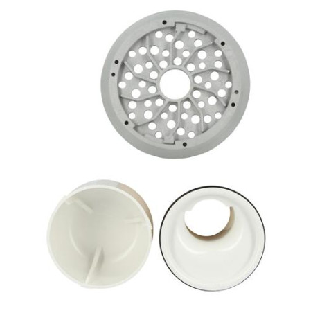 Kit grille siphon pmr rev carrelage aluminium