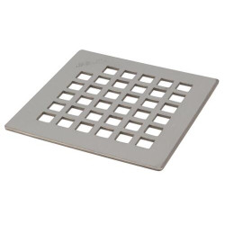 Grille inox 316 pour siphon design carré 10x10