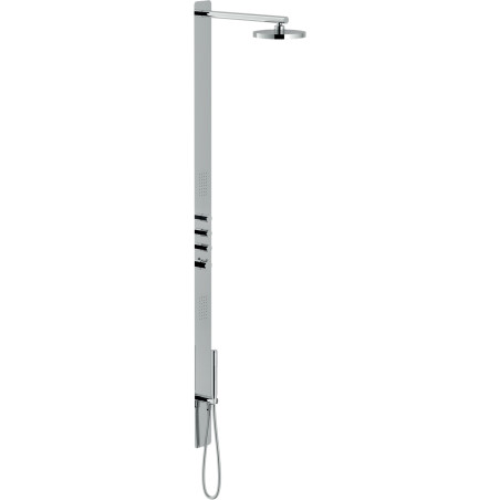 Colonne de douche thermostatique ronde chromé