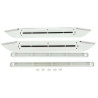 Kit aerau/acoustique men.mod45 dne39 blanc