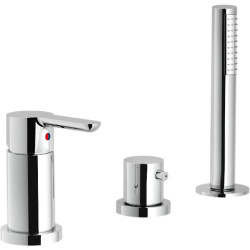 Batterie 3 trous bord baignoire ABC
