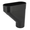 Jambonneau TECHTAN®, descente de gouttière Ø 100, LG29 et LG33, graphite