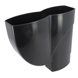 Jambonneau OVATION® en TECHTAN®, descente 105x76 mm, LG38, anthracite