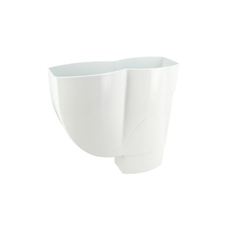 Jambonneau OVATION® en TECHTAN®, Ø 105x76, pour tube ovoïde 105x76, LG38, blanc