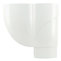 Jambonneau OVATION® en TECHTAN®, Ø 105x76, pour tube ovoïde 105x76, LG38, blanc
