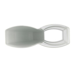 Jambonneau OVATION® en TECHTAN®, Ø 105x76, pour tube ovoïde 105x76, LG38, blanc