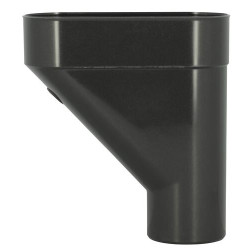 Jambonneau esthétique en TECHTAN®, Ø 80, pour tube de descente Ø 80, graphite