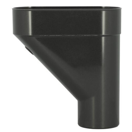 Jambonneau esthétique en TECHTAN®, Ø 80, pour tube de descente Ø 80, graphite