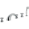 Kit mélangeur baignoire 5 trous GRAZIA