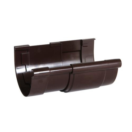 Jonction de dilatation TECHTAN®, gouttière demi-ronde à coller LG25, marron