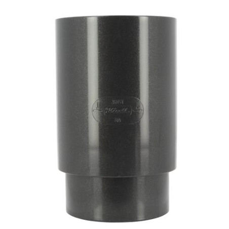 Manchon en TECHTAN®, Ø 80, Femelle-femelle, pour tube de descente Ø 80, graphite