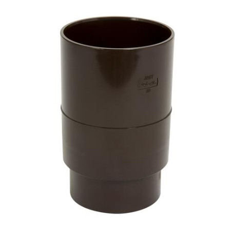 Manchon Femelle-femelle TECHTAN®, descente de gouttière Ø 80, LG25 et LG29, marron