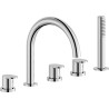 Batterie 5 trous bord baignoire UP