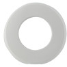 Joint de pipe de WC, Ø 125, en élastomère blanc, pour bague à visser