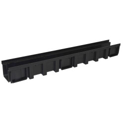 1m caniveau largeur 130 noir vrac