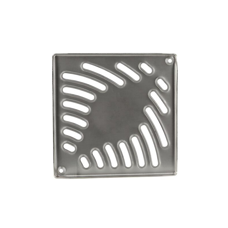 Kit gril+vis siphon 15x15 inox verrouillable