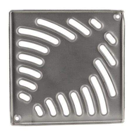Kit gril+vis siphon 15x15 inox verrouillable