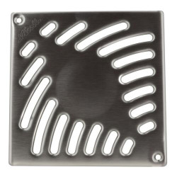 Kit gril+vis siphon 15x15 inox verrouillable